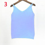 Women V Neck Solid Camis