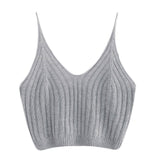 2018 Fashion Hot New Women's Summer Basic Sexy Strappy Sleeveless Racerback Crop Top High Quality