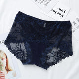 Women's Lace Briefs Transparent Seamless Panties