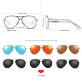 Men's Polarized Mirror Sunglasses