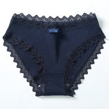 Women's Cotton Lace Comfort Panties -Buy One Get 2 Free-