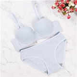 Women Glossy Pure Gather Underwear