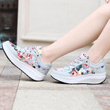 Women Comfortable Wedges Sneakers