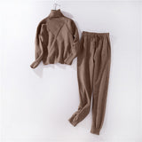 Women Winter Trousers+Jumper Set