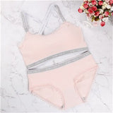 Women Comfort Bra Panties Set