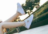 Women Breathable PU Leather Sneakers 