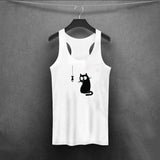 Women's Cat Print Casual Tank Top