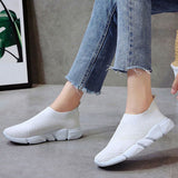 Women Breathable Slip On Flat Shoes