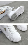 Women Breathable PU Leather Sneakers 