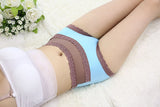 Women's High Waist Cotton Lace Briefs Color Underwear 2 piece