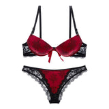 underwear Sets Printed Bow Fashion