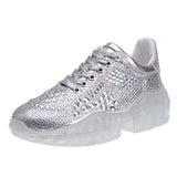 Crystal Transparent PVC Soles Sneakers