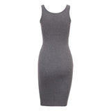 High Stretch Knitted Pencil Midi Dresses