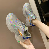 Trend Women Transparent Jelly Sneakers 