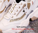 Women Glitter Chunky dames Sneakers 