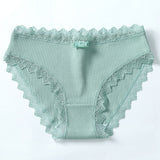 Women's Cotton Lace Comfort Panties -Buy One Get 2 Free-