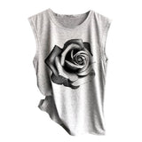 Women Sleeveless Print Shirt Casual Loose Tank Top Soft Comfortable top women Camisole Top Sleeveless T-Shirt Tank Top famale