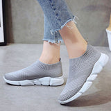 Women Breathable Slip On Flat Shoes