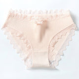 Women's Cotton Lace Comfort Panties -Buy One Get 2 Free-