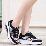 Women Comfortable Wedges Sneakers