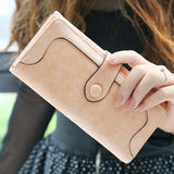 High Quality Long Matte Leather Wallets