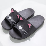 Women Cartoon Cat Indoor Slipper