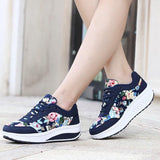 Women Comfortable Wedges Sneakers