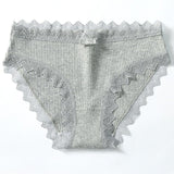 Women's Cotton Lace Comfort Panties -Buy One Get 2 Free-