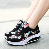 Women Comfortable Wedges Sneakers