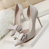 Women Sweet Bow-knot High Heel Shoes