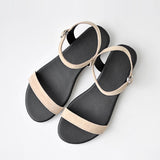 Women Flat Cow Suede Comfortable Sandals 