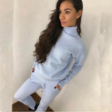 Women Winter Trousers+Jumper Set