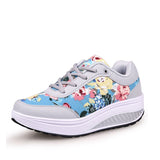 Women Comfortable Wedges Sneakers