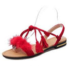 Women Flats Tassel Sandals