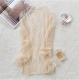 Women Off Shoulder Lace Nightgown