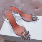 Women'S Elegant Jelly Stiletto Sandals