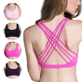 Women Cross Yoga Sports Bra Sport Top Bh For Female Brassiere Woman Fitness Tops Gym Bras Active Wear Brassiere Women's Clothing