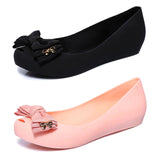 Jelly Flats Women Peep Toe Shoes