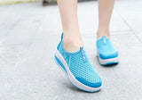 Sport Fashion Mesh Swing Wedges Sneakers