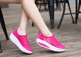 Sport Fashion Mesh Swing Wedges Sneakers