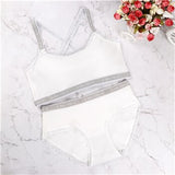 Women Comfort Bra Panties Set