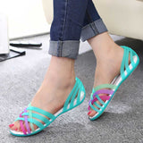 Women Candy Rainbow Flats Sandals