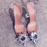 Women'S Elegant Jelly Stiletto Sandals