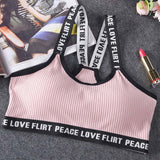 Women's Sports Top Push Up Fitness Running Yoga Bra