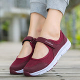 Breathable Mesh Ladies Casual Shoes 