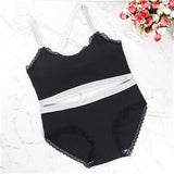 Women Comfort Bra Panties Set