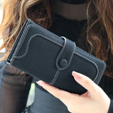 High Quality Long Matte Leather Wallets