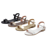 Women Leather Fashion Flat Sandals