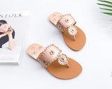 Summer Style Hair ball Flats Slippers