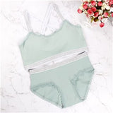 Women Comfort Bra Panties Set